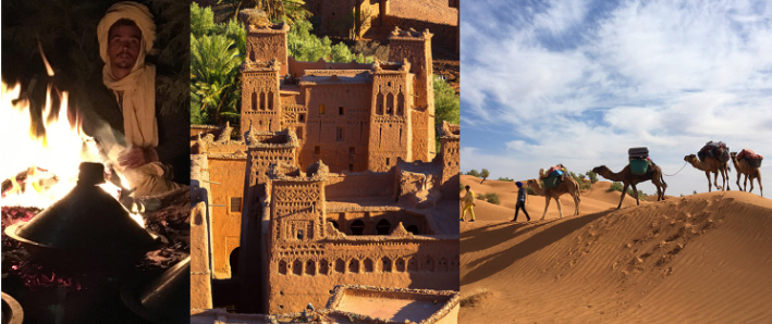 Séjour dessin Desert marocain